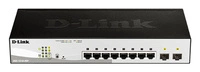 Conmutador D-Link DGS-1210-08P 8x 1Gb 2x SFP 45 W PoE+