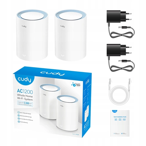 Access Point (Punto de acceso) Cudy M1200(2-PACK) 2.4 GHz | 5 GHz 867 Mbps 802.11 a/b/g/n/ac