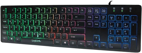 Teclado Cableado LogiLink ID0138 QWERTZ (DE)