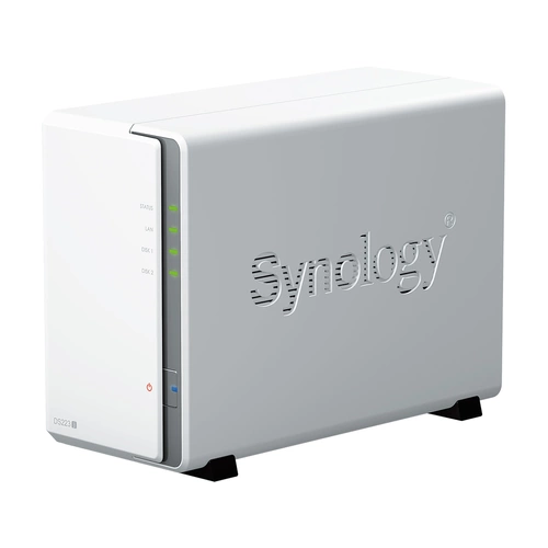 Servidor NAS Synology DS223j 2x SSD | HDD SATA 1GB RAM