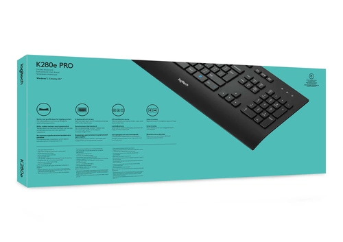 Teclado Cableado Logitech K280E Pro f/ Business QWERTY