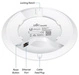 Access Point Ubiquiti UAP-NANOHD-3 2,4 GHz | 5 GHz 1733 Mbps 802.11a/b/g/n/ac-wave2