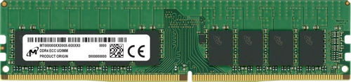 Memoria RAM 1x 16GB Micron ECC UNBUFFERED DDR4 2Rx8 3200MHz PC4-25600 UDIMM | MTA18ASF2G72AZ-3G2