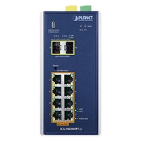 Conmutador Planet IGS-10020HPT-U 8x 1Gb 2x SFP 240 W PoE+
