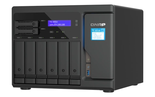 Servidor NAS QNAP TS-855X-8G 8x SSD | HDD SATA 8GB RAM