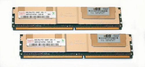 Memoria RAM 2x 8GB HP Proliant & Workstation DDR2 667MHz ECC FULLY BUFFERED DIMM | 413015-B21