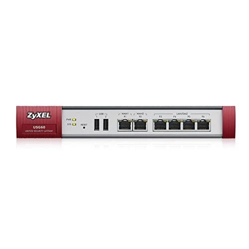 Security Zyxel USG60-EU0101F 4x RJ-45 10/100/1000 2x RJ-45 10/100/1000
