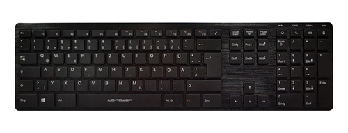 Teclado Cableado LC-Power LC-KEY-5B-ALU QWERTZ