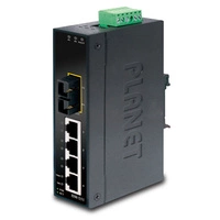 Conmutador Planet ISW-511 4x 100Mb 1x 100Mbps SFP