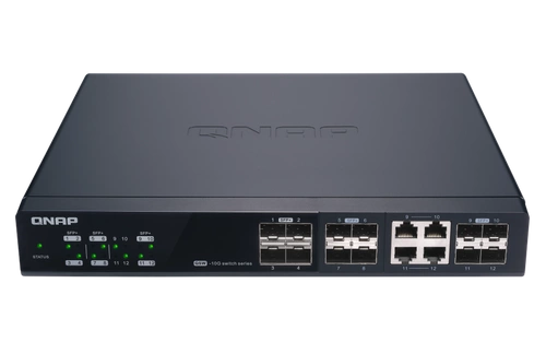 Conmutador QNAP QSW-M1204-4C 1x 1Gb 8x SFP+ 4x RJ-45/SFP+