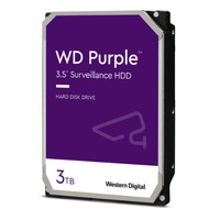 Disco duro Western Digital  PURPLE 3.5'' HDD 3TB 5400RPM SATA 6Gb/s 256MB | WD33PURZ