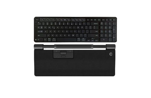 Cableado ratón Contour RollerMouse Pro Regular Vegan Leather + Balance Keyboard BK CDRMPROUS10213