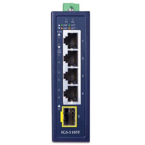 Conmutador Planet IGS-510TF 4x 1Gb 1x SFP