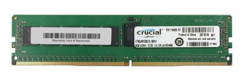 Memoria RAM 1x 8GB Crucial ECC REGISTERED DDR4 2133MHz PC4-17000 RDIMM | CT8G4RFD8213