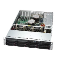 Platforma deservidor Supermicro 2U 621P-TR SYS-621P-TR Intel x 2 DDR5 x 16 8 x 3.5" SATA/SAS/NVME PSU 1+0