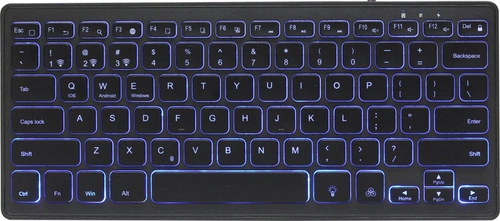Teclado Inalámbrico Gembird KB-BTRGB-01-DE QWERTZ