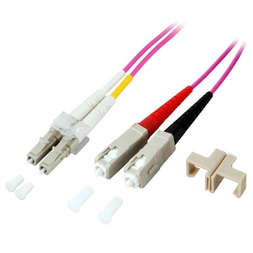 Patchcord Techly SC/UPC-LC/UPC Dúplex Multi Mode 10 m