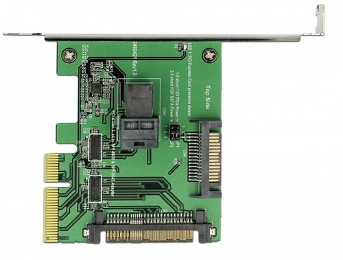Delock Card PCI Express x4 U.2 NVMe 1x SFF-8643 + 1x SFF-8639 | 89922