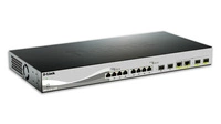 Conmutador D-Link DXS-1210-12TC 8x 10Gb 2x SFP+ 2x RJ-45/SFP+