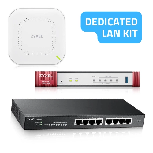 Kit dedicado Zyxel para LAN 15-50 usuarios