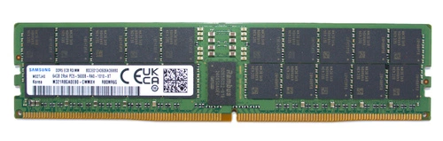 Memoria RAM 1x 64 GB Samsung ECC REGISTERED DDR5 2Rx4 5600 MHz PC5-44800 RDIMM | M321R8GA0EB0-CWM