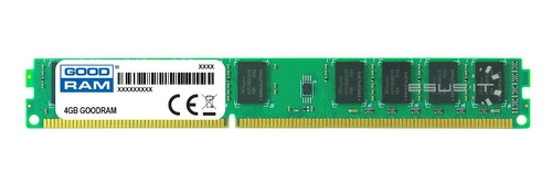 Memoria RAM 1x 4GB GoodRAM ECC UNBUFFERED DDR3 2Rx8 1600MHz PC3-12800 UDIMM | W-MEM16E3D84G