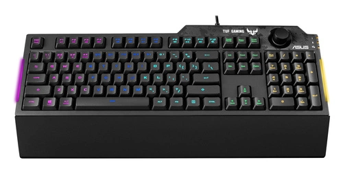 Teclado Cableado Asus TUF GAMING K1 AZERTY (FR)