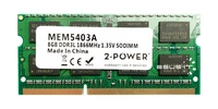 Memoria RAM 1x 8GB 2-POWER SO-DIMM DDR3 1866MHz PC3-14900 | MEM5403A