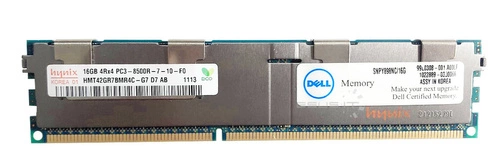 Memoria RAM 1x 16GB Hynix ECC REGISTERED DDR3 4Rx4 1066MHz PC3-8500 RDIMM | HMT42GR7BMR4C-G7