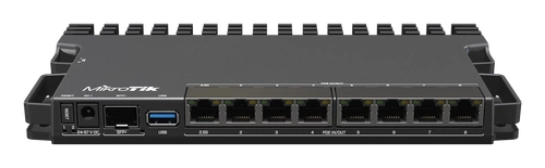 Router Mikrotik RB5009UPr+S+IN 7x RJ-45 10/100/1000 Mb/s  1x RJ-45 100/1000/2500 Mb/s  1x SFP+