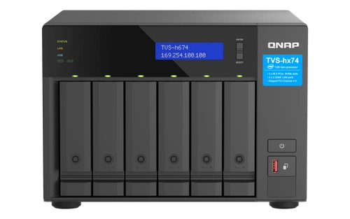 Servidor NAS QNAP TVS-h674-i5-32G 6x SSD | HDD SATA 32GB RAM