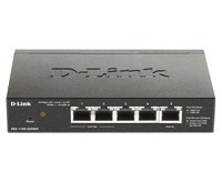 Conmutador D-Link DGS-1100-05PDV2 5x 1Gb 18 W PoE+