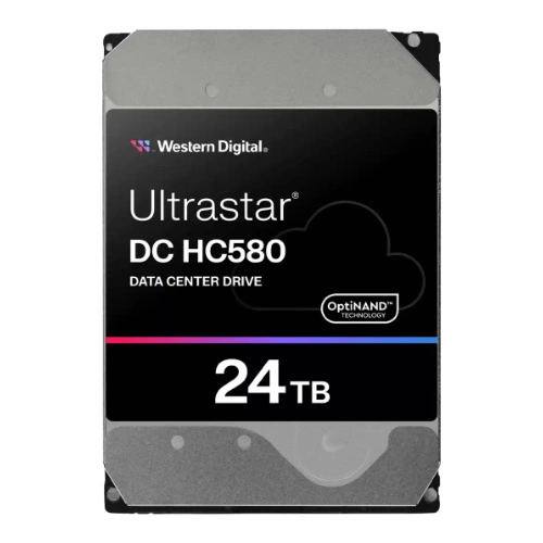 Disco duro Western Digital Ultrastar DC HC580 3.5'' HDD 24TB 7200RPM SATA 6Gb/s 512MB | 0F62795 