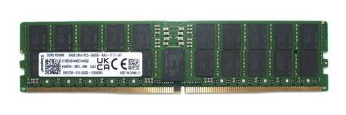 Memoria RAM 1x 64GB Kingston ECC REGISTERED DDR5 2Rx4 5600MHz PC5-44800 RDIMM | K58F8N-MID-IIMI4