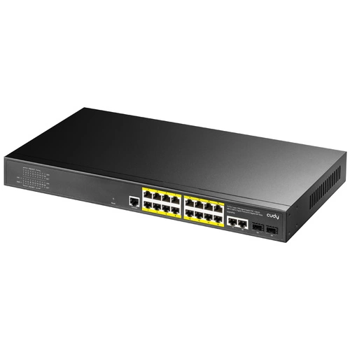 Conmutador Cudy GS2018PS2-200W 18x 1Gb 2x SFP 200 W PoE+