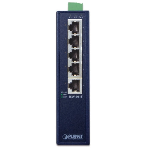 Conmutador Planet ISW-501T 4x 100Mb