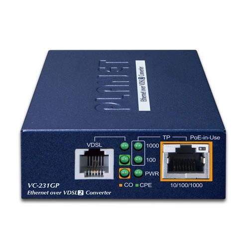 Convertidor de medios Planet VC-231GP 1x VDSL2 1x RJ-45