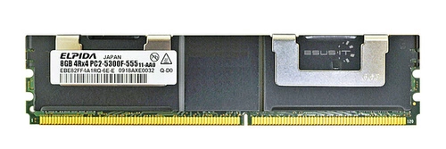 Memoria RAM 1x 8GB ELPIDA FULLY BUFFERED DDR2 667MHz PC2-5300 FBDIMM | EBE82FF4A1RQ-6E-E