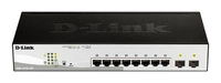 Conmutador D-Link DGS-1210-10P 8x 1Gb 2x SFP 65 W PoE+