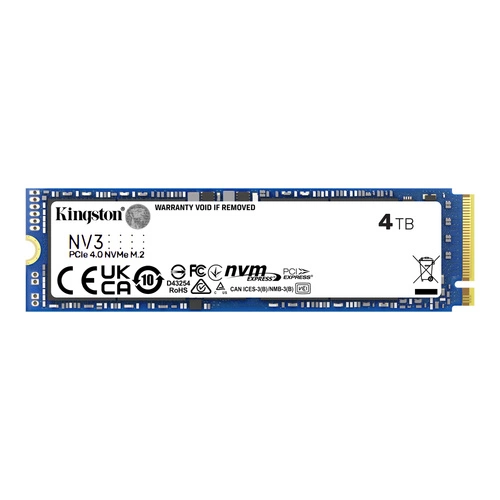 SSD Kingston NV3 4TB M.2 NVMe 4.0 | SNV3S/4000G