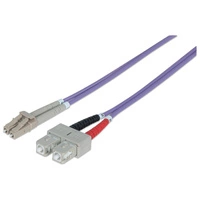 Patchcord INTELLINET SC/UPC-LC/UPC Dúplex Multi Mode 5 m