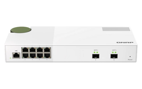 Conmutador QNAP QSW-M2108-2S 8x 2.5Gb 2x SFP+
