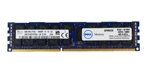 Memoria RAM 1x 8GB Hynix ECC REGISTERED DDR3 2Rx4 1333MHz PC3-10600 RDIMM | HMT31GR7EFR4A-H9