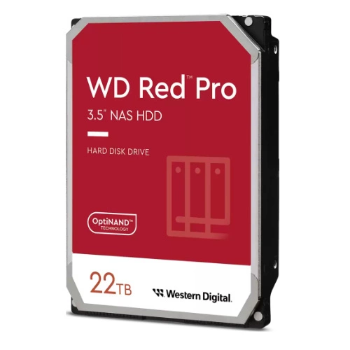 Disco duro Western Digital  RED PRO 3.5'' HDD 22TB 7200RPM SATA 6Gb/s 512MB | WD221KFGX