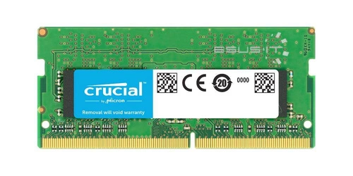 Memoria RAM 1x 16GB Crucial SO-DIMM DDR4 2666MHz PC4-21300 | CT16G4S266M