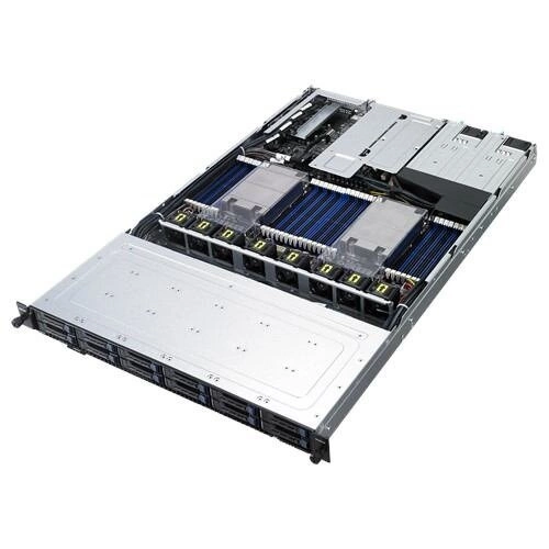 Platforma deservidor ASUS 1U RS700A-E9-RS12V2/4NVMe 90SF0061-M01880 AMD x 2 DDR4 x 32 12 x 2.5" SATA/SAS/NVME PSU 1+1