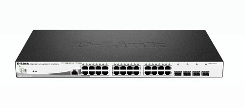 Conmutador D-Link DGS-1210-28MP 24x 1Gb 4x RJ-45/SFP 370 W PoE+
