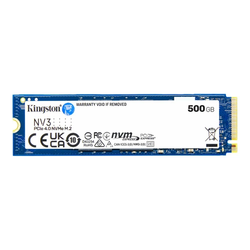 SSD Kingston NV3 500GB M.2 NVMe 4.0 | SNV3S/500G