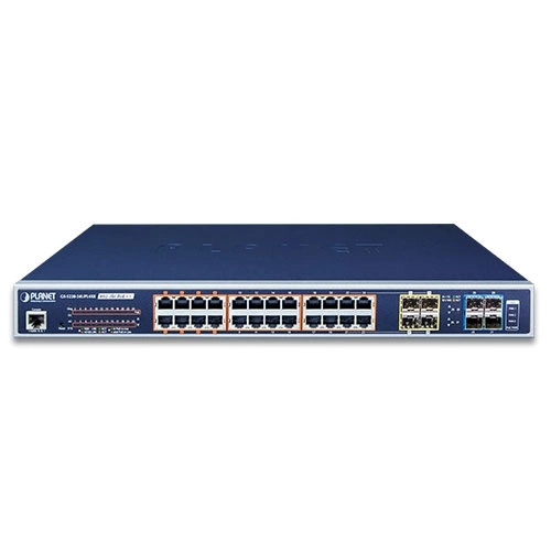 Conmutador Planet GS-5220-24UPL4XR 20x 1Gb 4x SFP 600 W PoE++