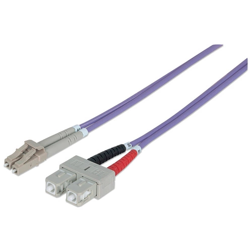 Patchcord INTELLINET SC/UPC-LC/UPC Dúplex Multi Mode 2 m